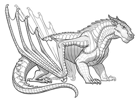 Wings Of Fire Printable Coloring Pages
